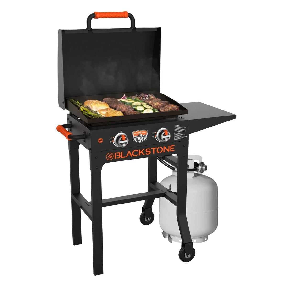 On-The-Go 22-Inch Cart Griddle W/ Hood - 1967