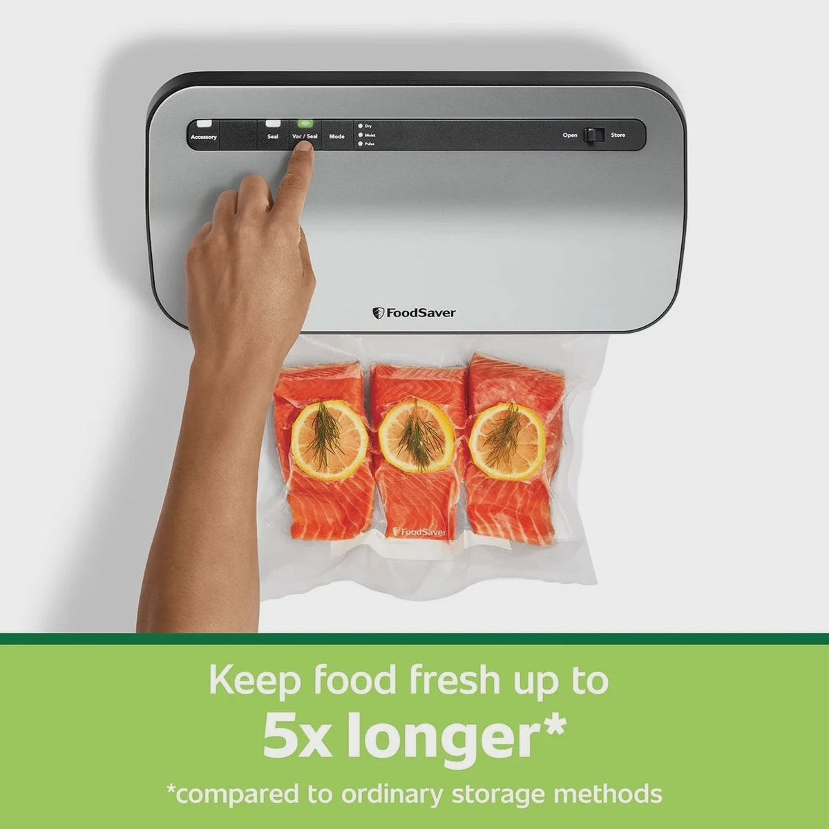 2195546 Preserve Vacuum Sealer, Special 14-Piece Starter Kit with Vacuum Seal Roll and Bags