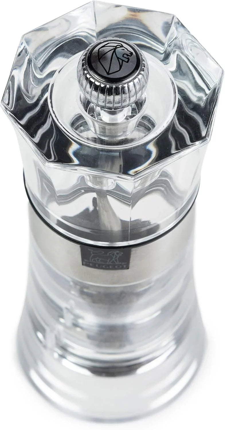5.5-inch model, transparent salt and pepper grinding set