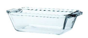 Glass Loaf Pan, 5 x 9-in, 1.5-L