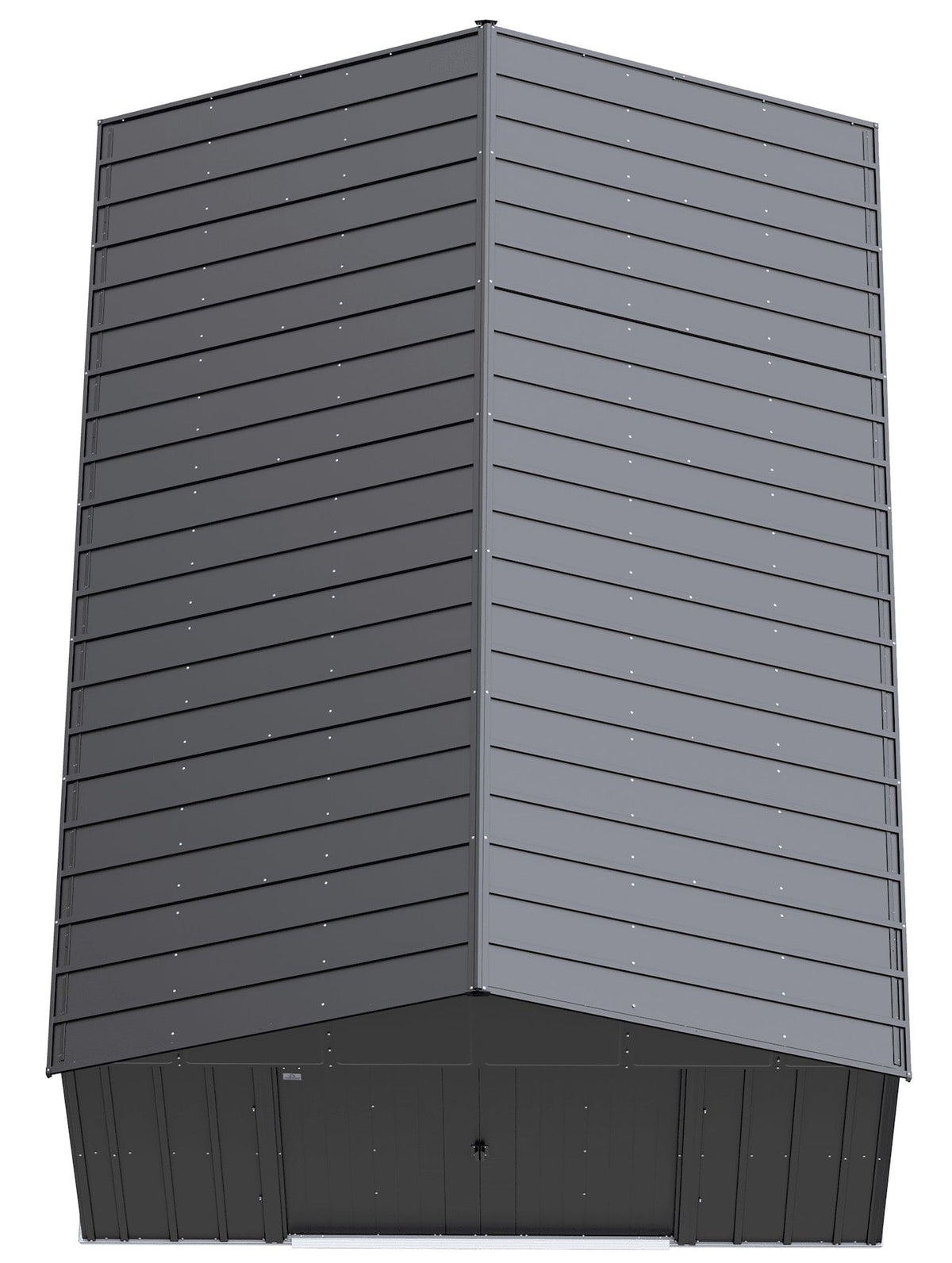 Arrow Classic 12x17-ft Charcoal Corrosion-Resistant Metal Shed