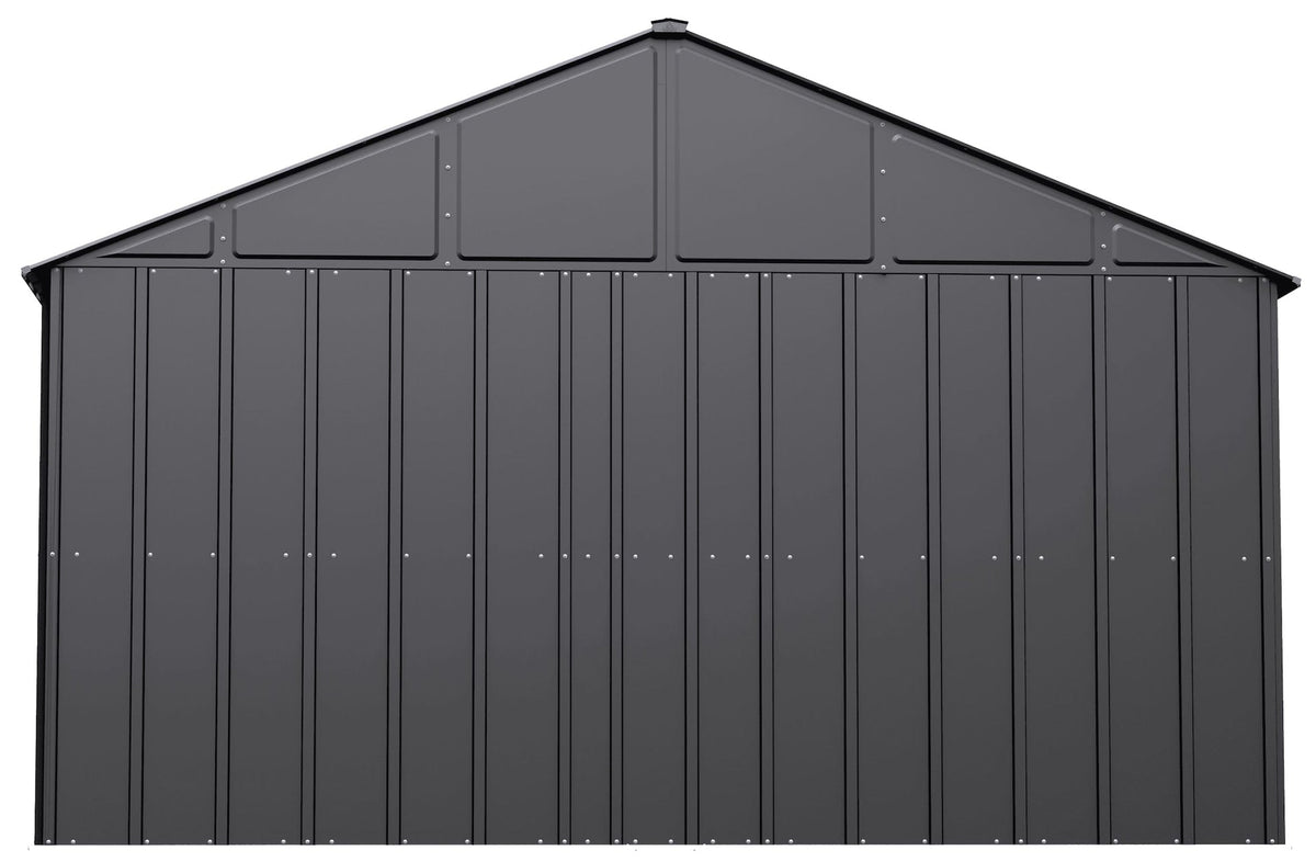 Arrow Classic 12x17-ft Charcoal Corrosion-Resistant Metal Shed