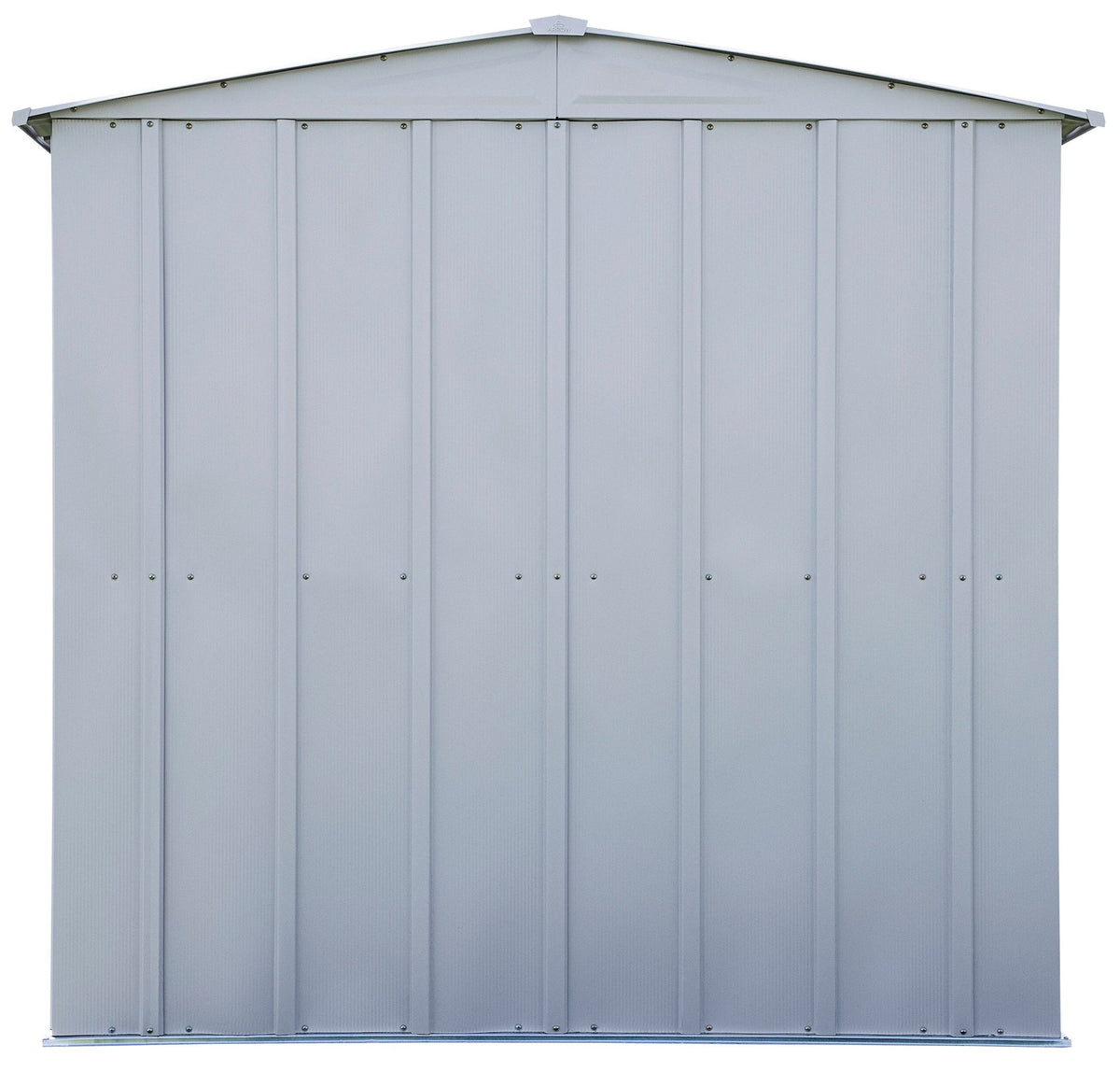 Arrow Classic Galvanized Steel Storage Shed, Flute Grey, 6-ft x 5-ft