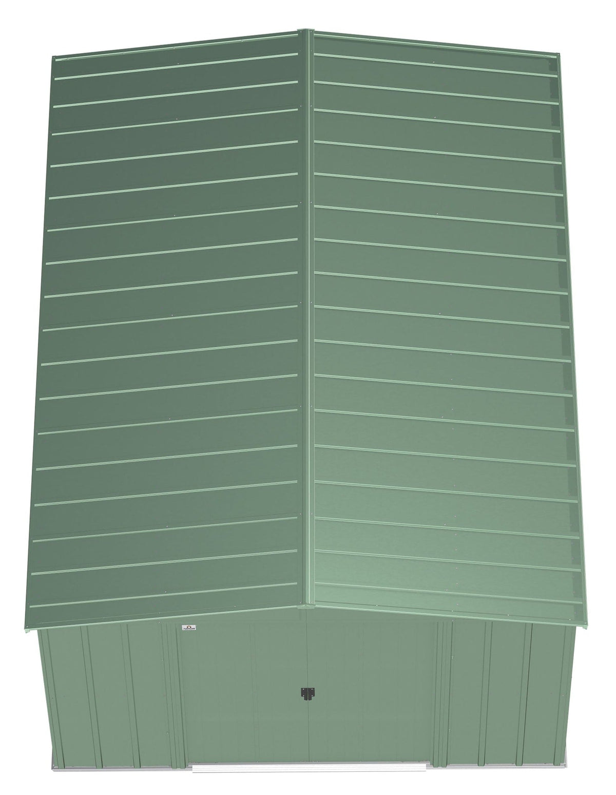 Arrow Classic Galvanized Steel Storage Shed, Sage Green, 10-ft x 14-ft