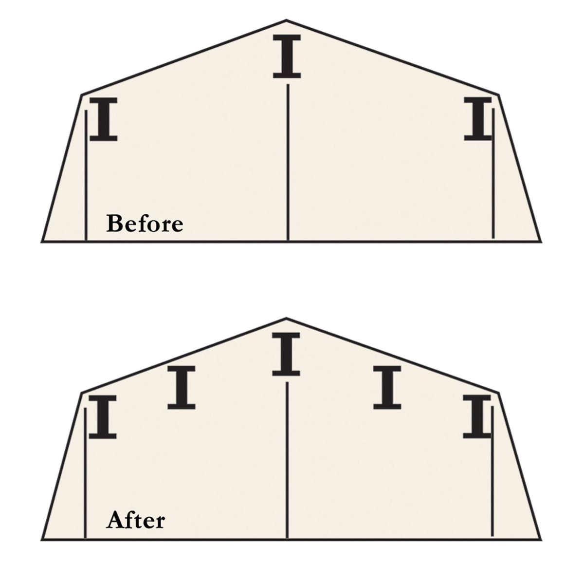 Arrow Roof Strengthening Kit for 6x5-ft and 8x6-ft Sheds