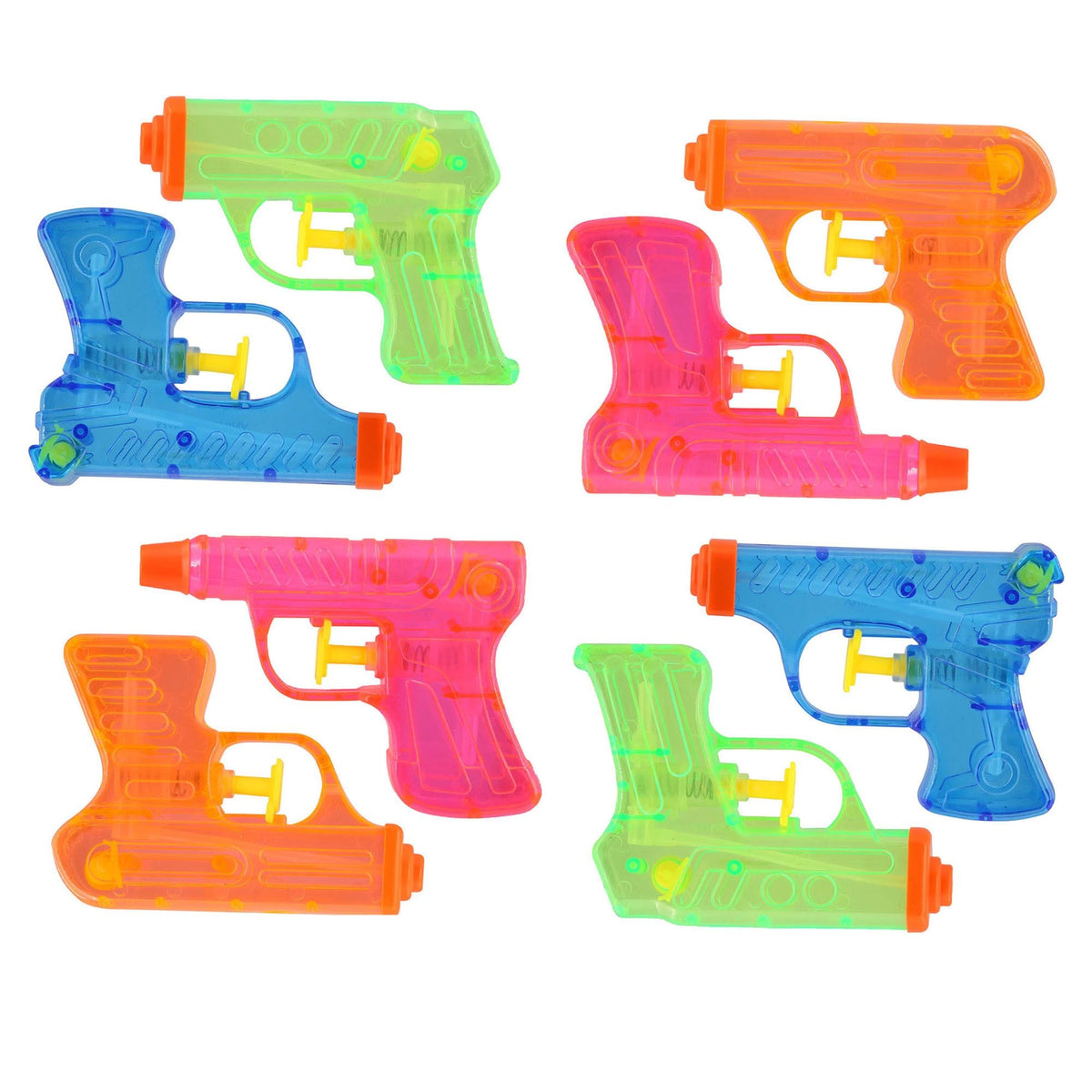 Mini Soaker Water Blasters, Kids' Outdoor Summer Water Toy, Age 3+, 8-Pk