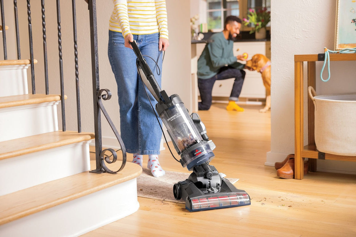 BISSELL PowerLifter Swivel Rewind Bagless Upright Corded Vacuum Cleaner