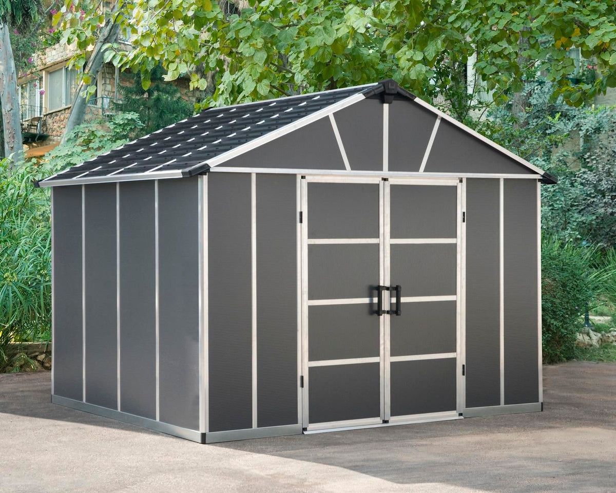 Multi-Function Polycarbonate Yukon Shed, 11x9-ft