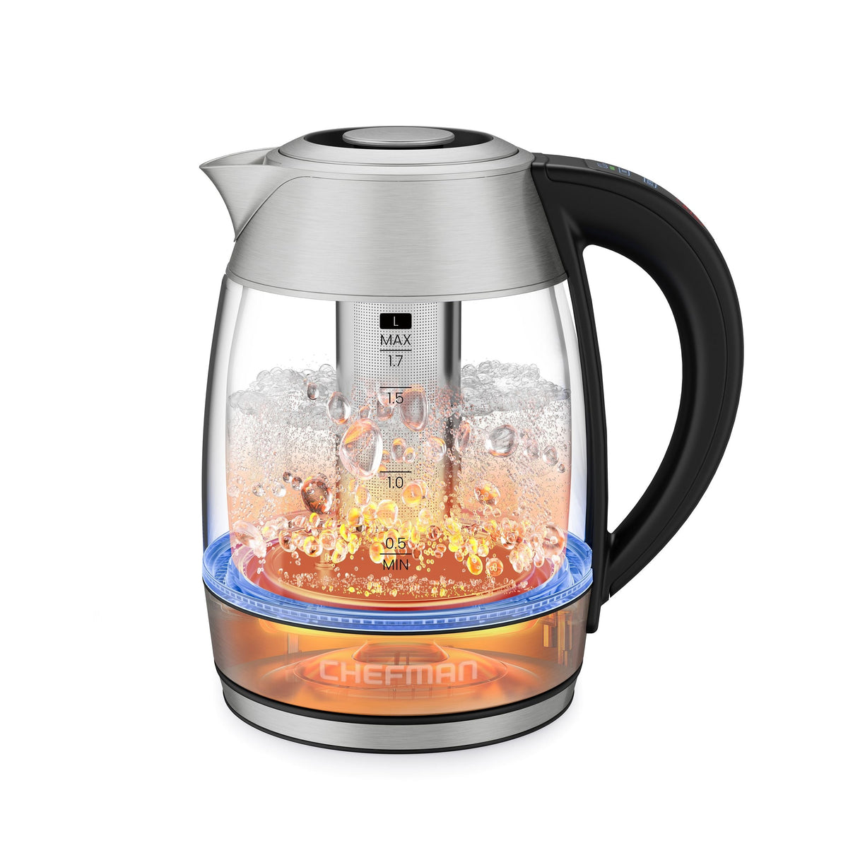 Custom-Temp 1.5L Digital Double Glass Kettle