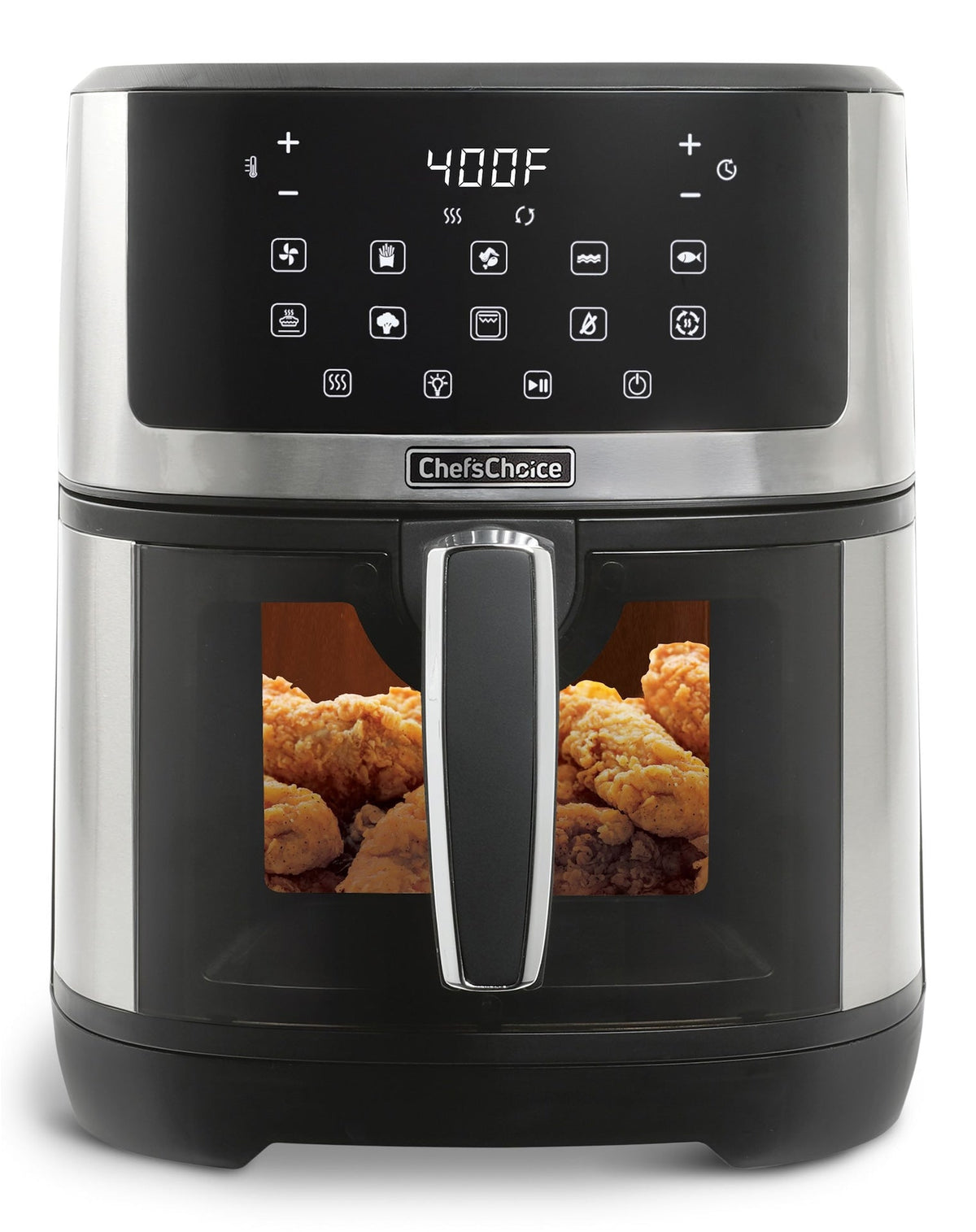 Air Fryer with LED Touchscreen Display, 7-qt