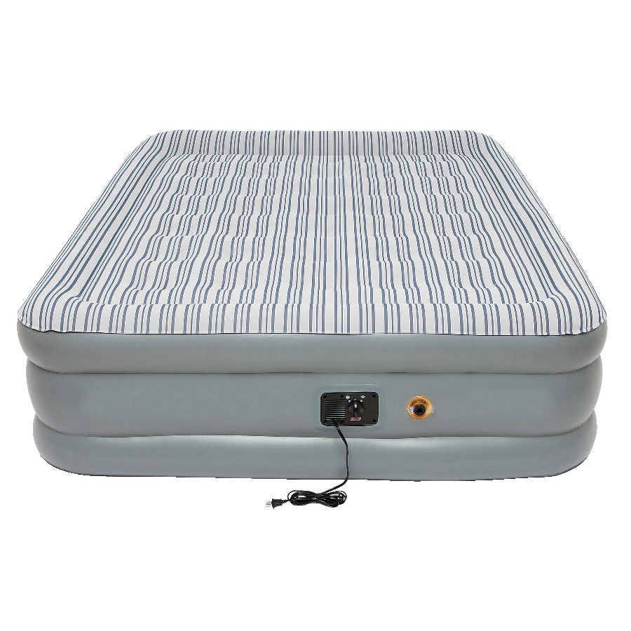 Queen SupportRest Elite Double-High Inflatable Air Mattress/Airbed with Built-In 120V Pump, Woods Outdoor Collapsible Folding Utility...