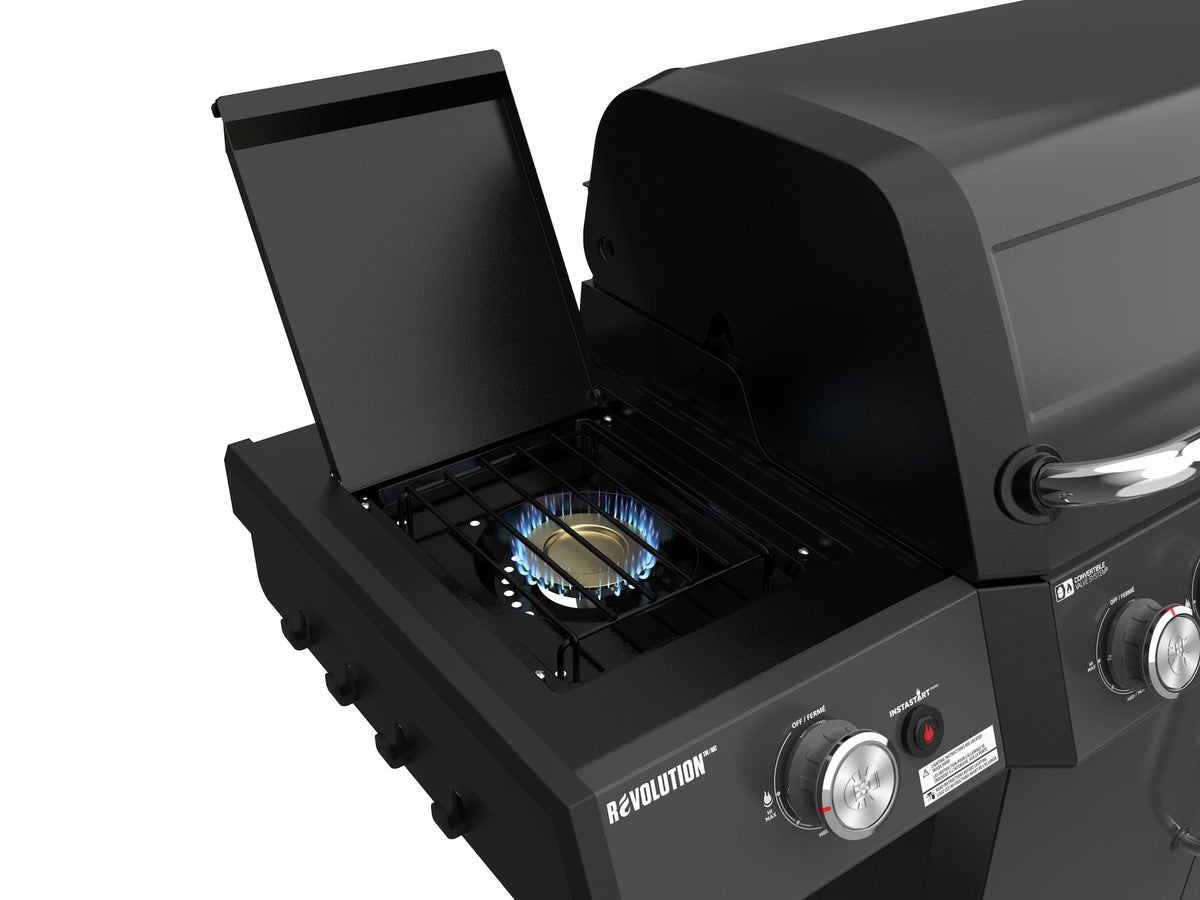 Revolution II 5-Burner Grill and Griddle Combo LP Gas BBQ