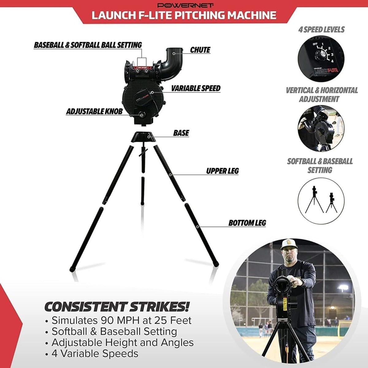 Introduce the F-lite ultra-lightweight groove practice ball, suitable for pitching machines | One dozen | Includes baseball and softball