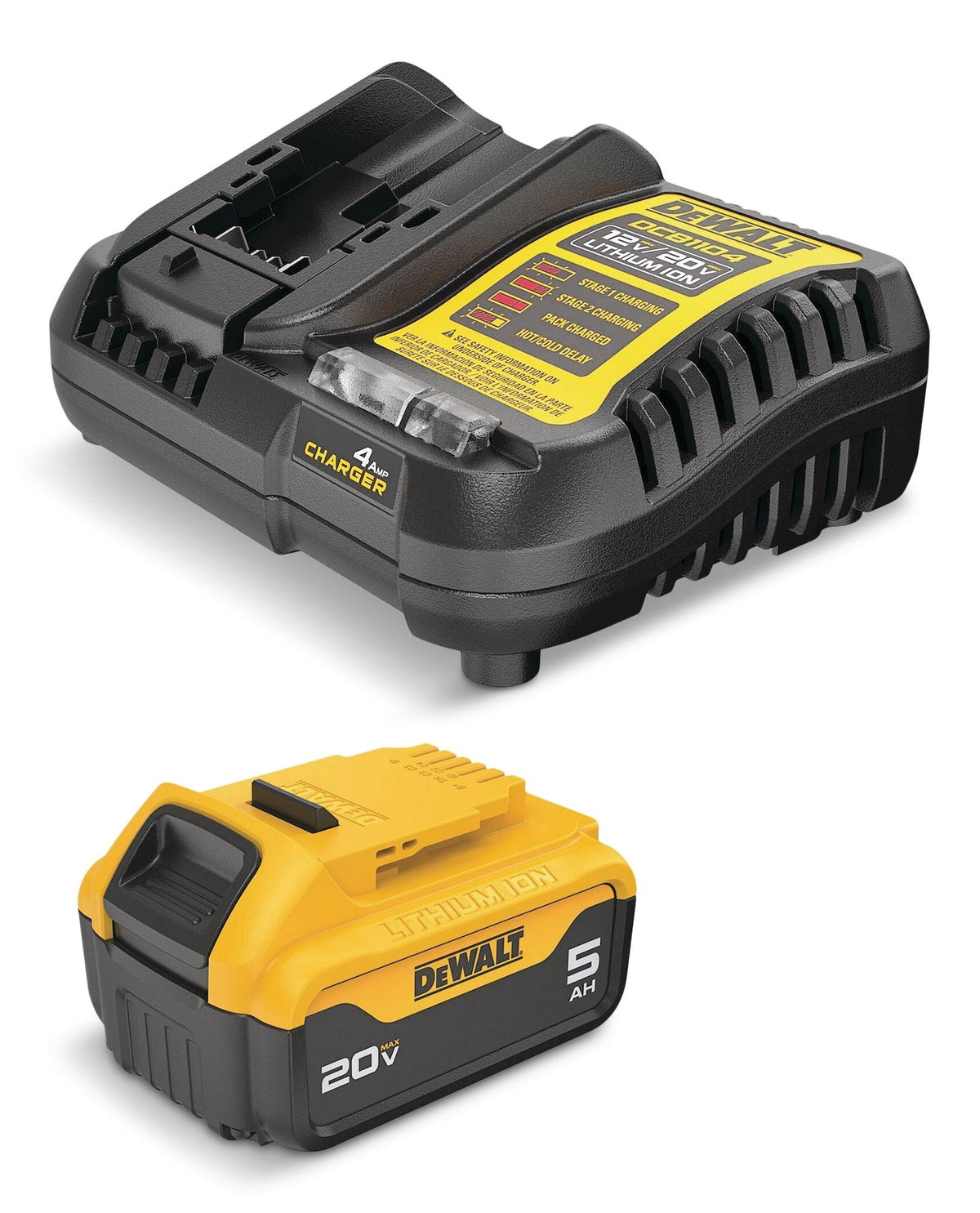 20V MAX 5Ah Battery Starter Kit with LED Indicator