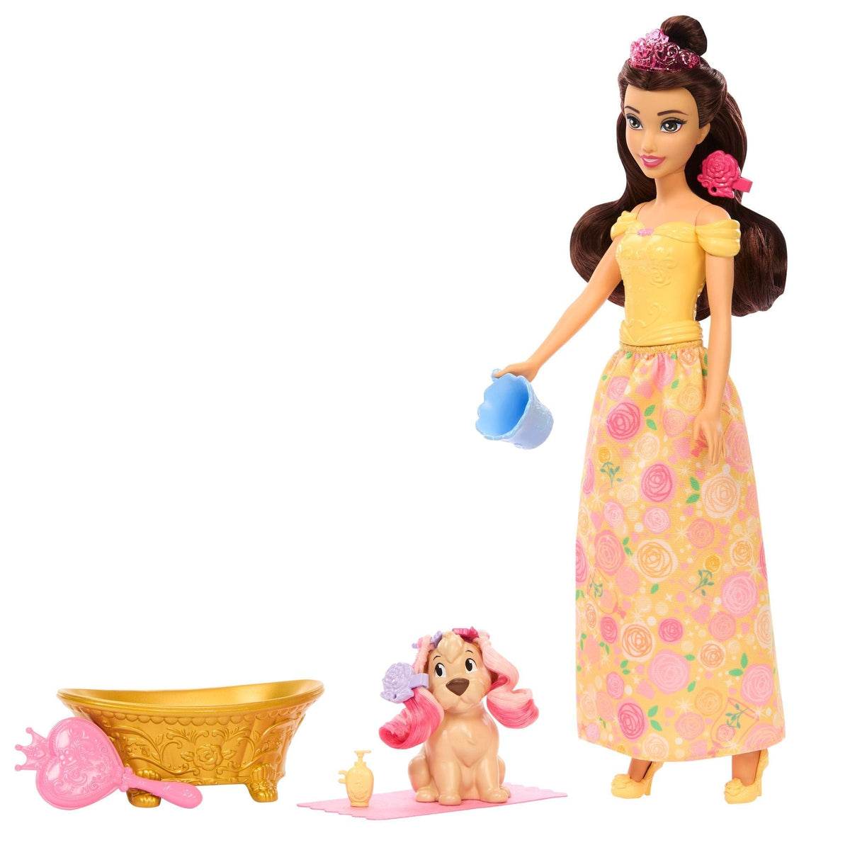 Princess Doll and Feature Pet Playset for Ages 3+