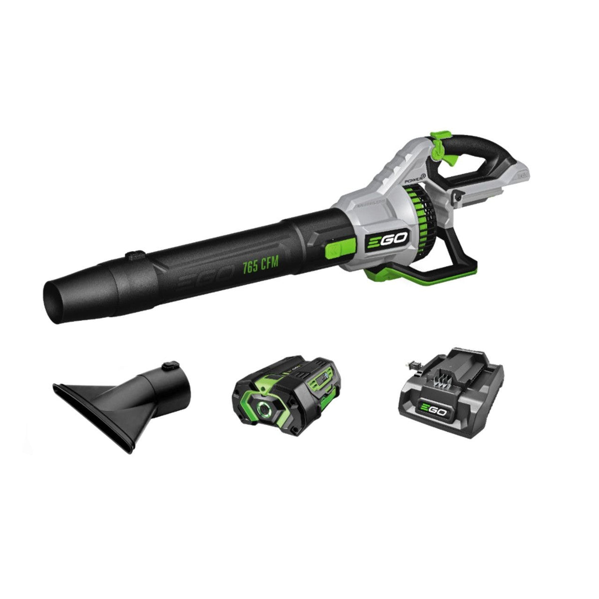 56V Brushless Cordless 765 CFM Leaf Blower, Includes (1) 5.0AH Battery and (1) 320W Charger, LB7654