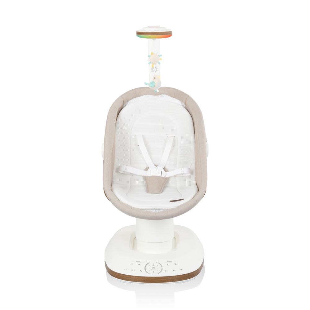 Elara 2-in-1 Smart Motion Swing and Soothing Nest, Beige