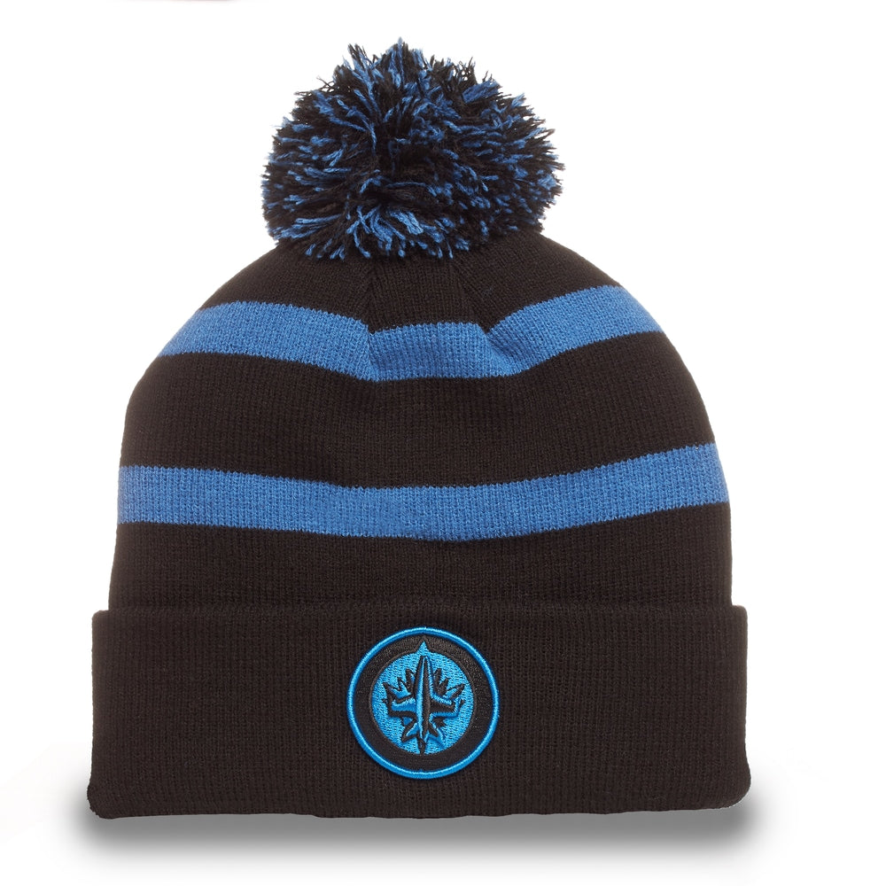 Fan Favorite Mass Breakaway Cuff Knit Pom Toque, Black, Adult
