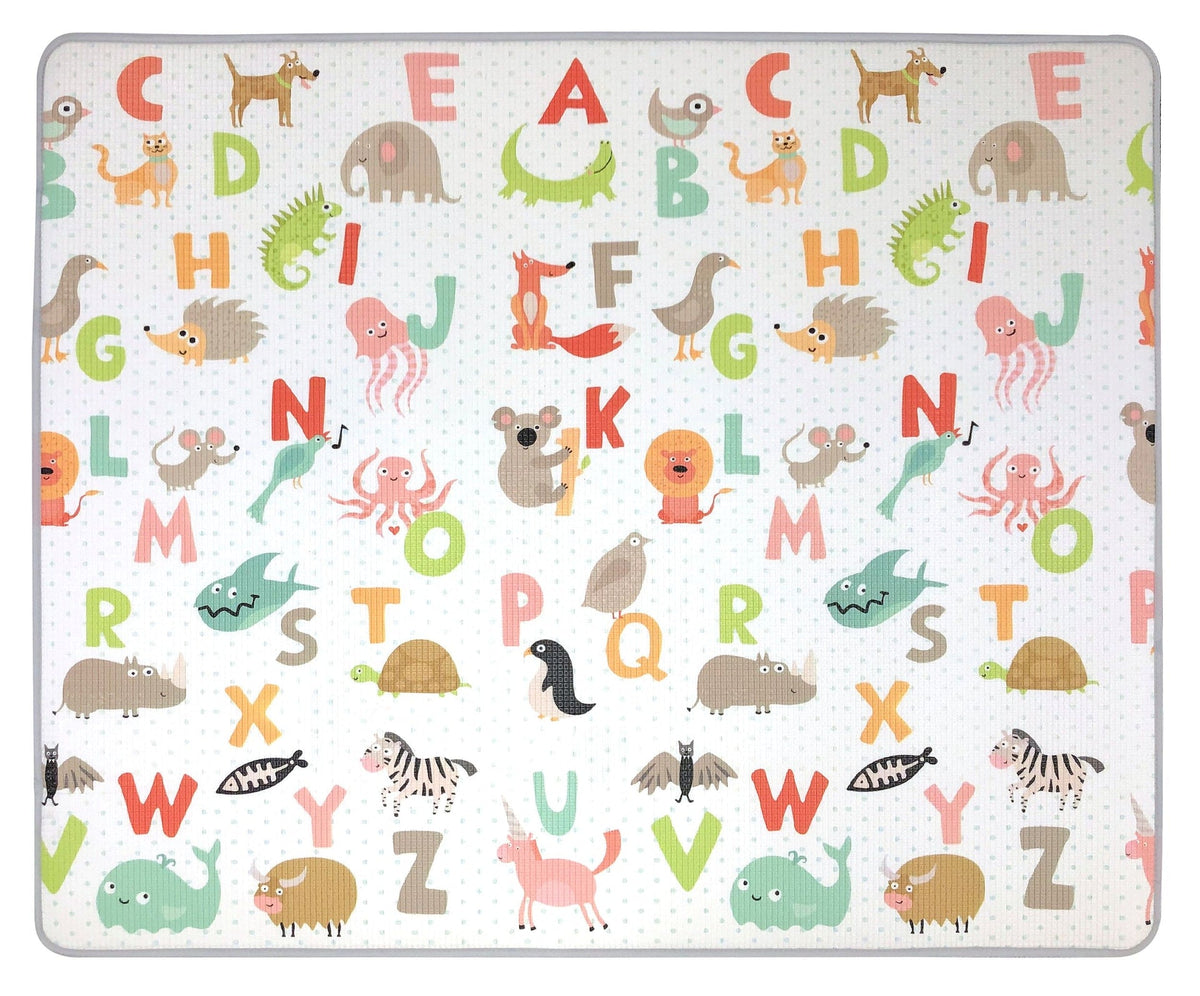 Foldable Double-Sided Play Mat for Kids, 59 x 71-in