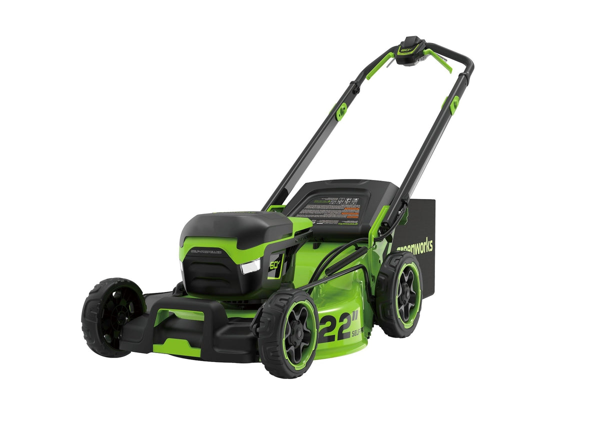 22-in 60V Self-Propelled Mower with 1 x 8.0Ah Battery and 6A Charger