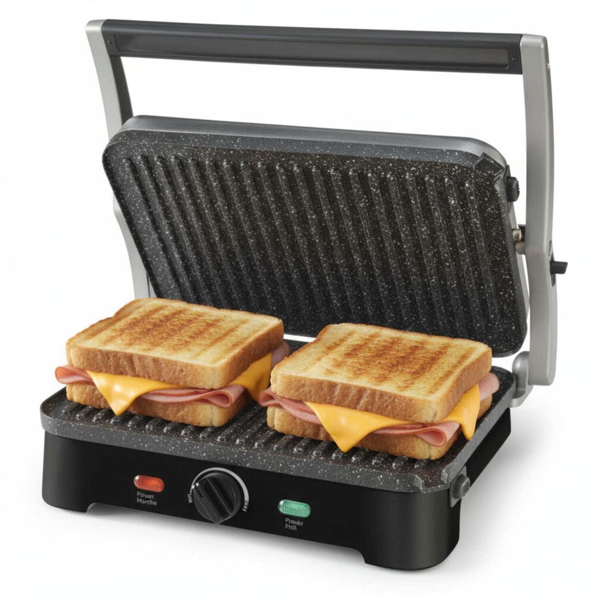 Heritage: The Rock 1500W Large Non-Stick Panini Grill