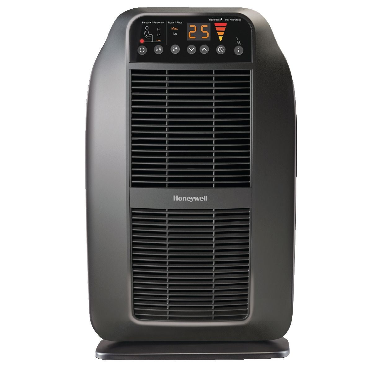 HCE840BC HeatGenius Multizone Ceramic Space Heater, 1500W, Black