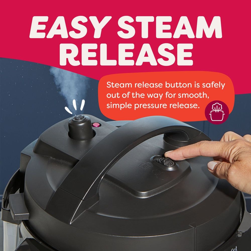 Rio Mini Pressure Cooker with Easy Release, 4-qt