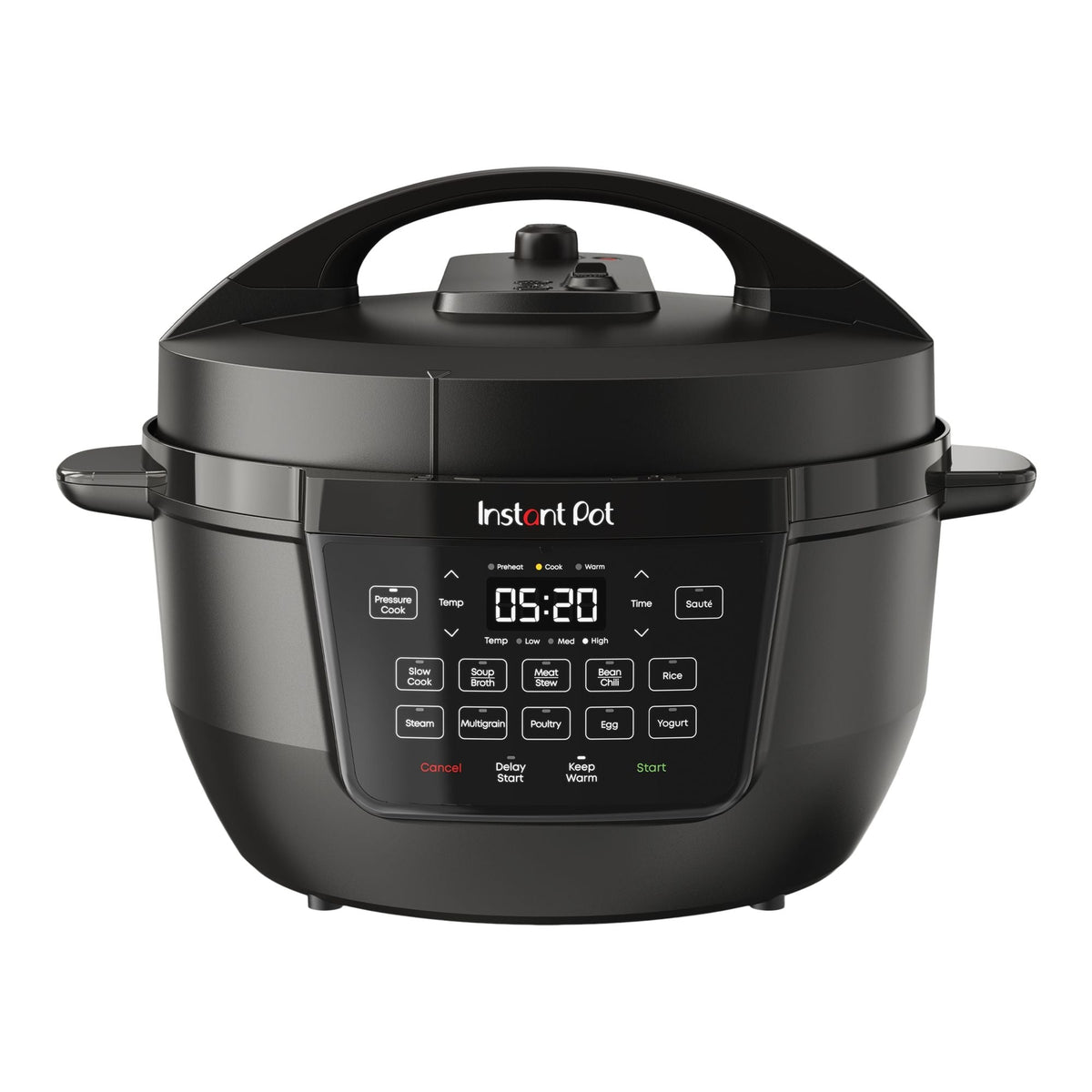 Wide Base Pressure Cooker with Easy Release, 7.5-qt