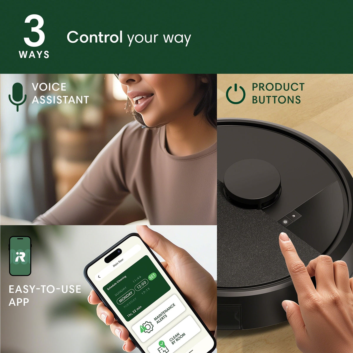 iRobot Roomba 106 Robot Vacuum + AutoEmpty Dock