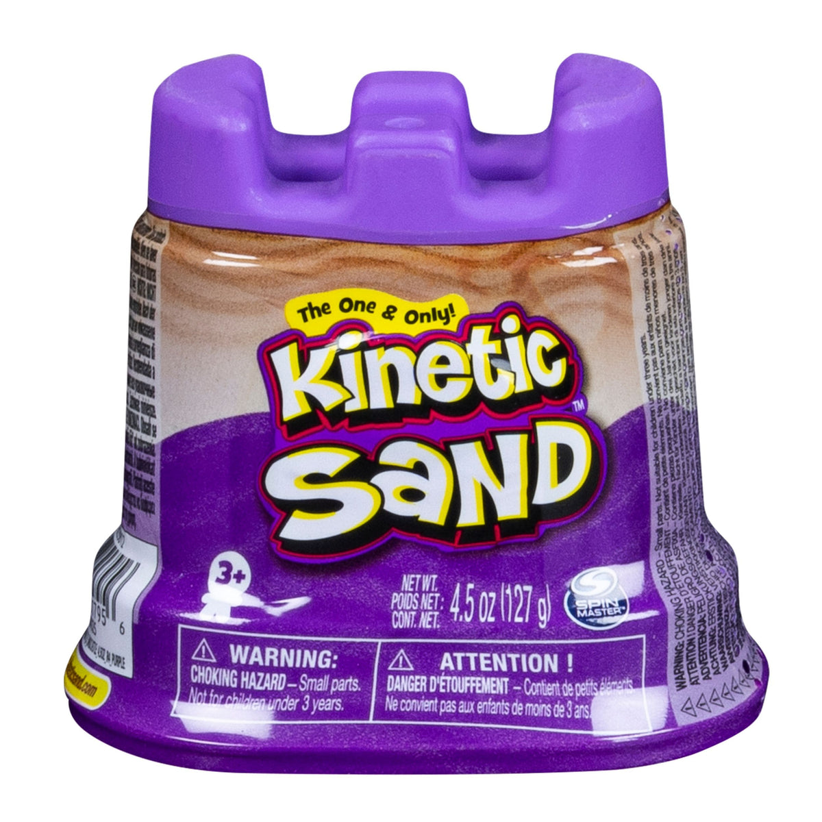 Sand Kids Moldable Play Sand & Castle Container, 4.5-oz, Assorted Colours, Ages 3+