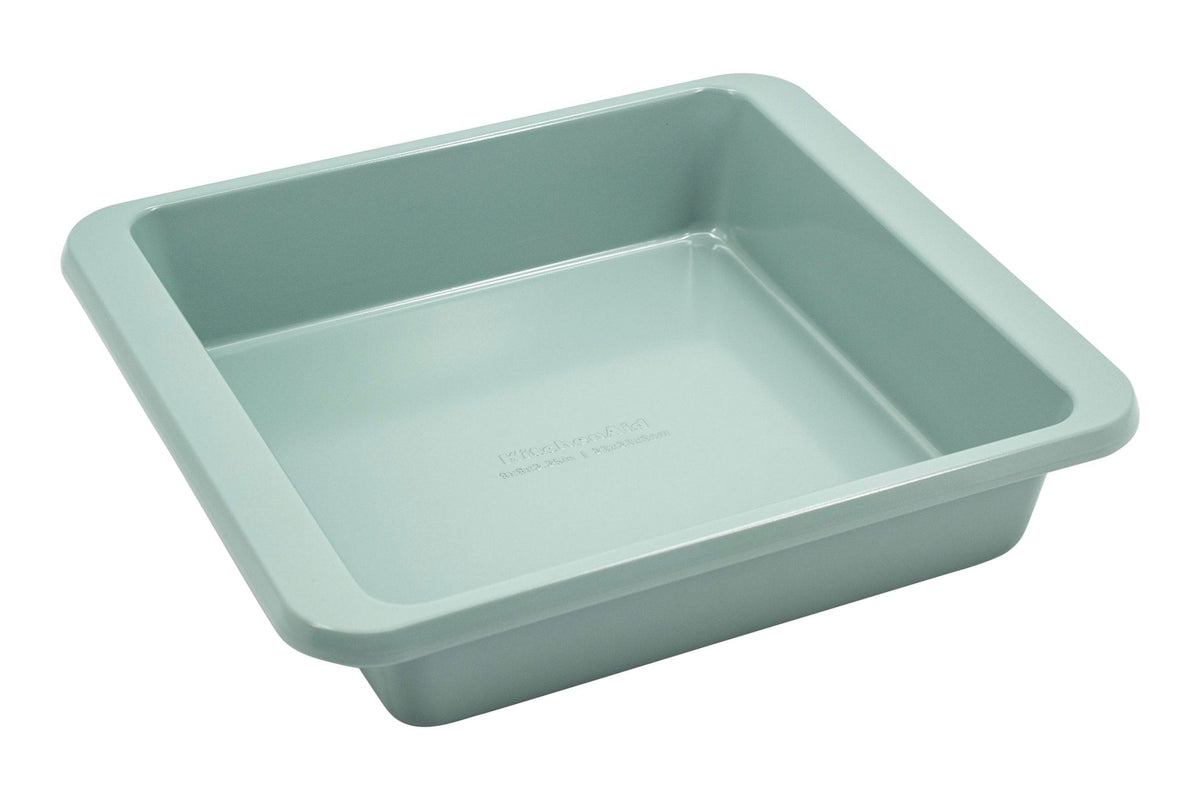 Square Cardamom Non-Stick Steel Cake Pan, 9x9x2-in