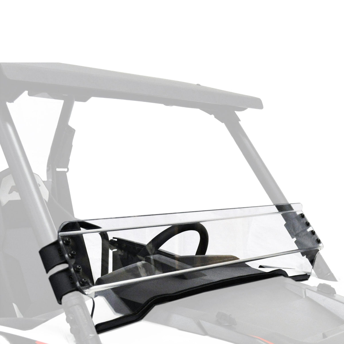 Uncoated Half Fixed Windshield, RZR1000