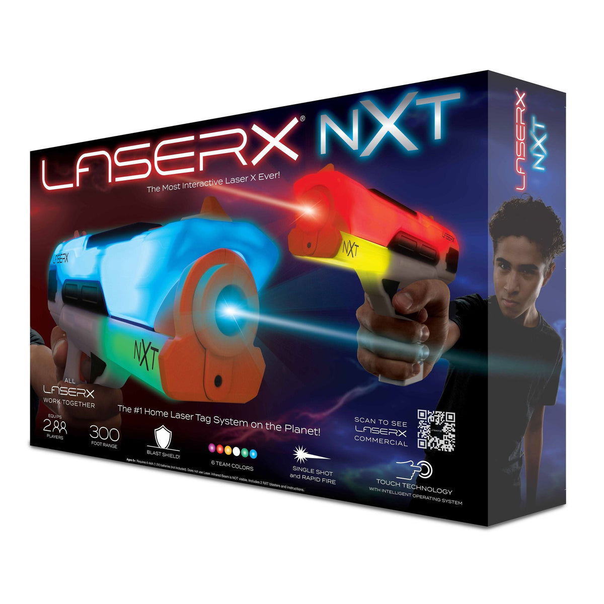 Laser X NXT 2-Player Toy Blaster Laser Tag Set for Ages 8+