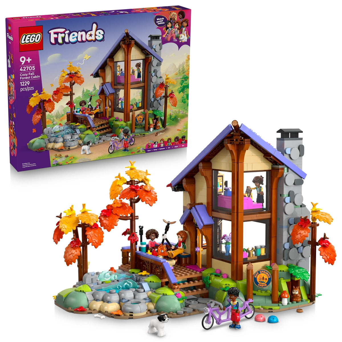 Friends Cozy Fall Forest Cabin 42705