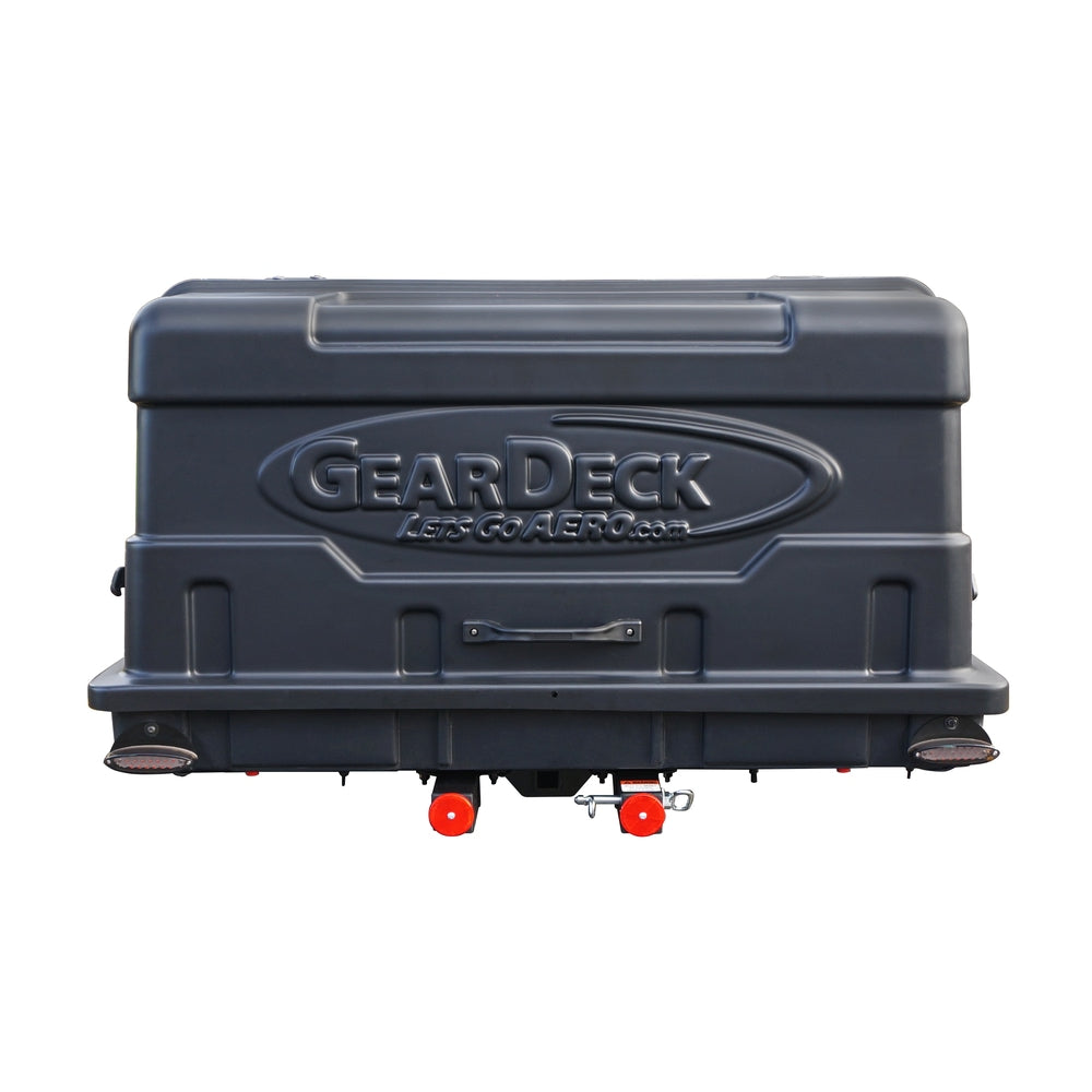 GearDeck Slideout Cargo Carrier with LED, Black, 17-cu.ft