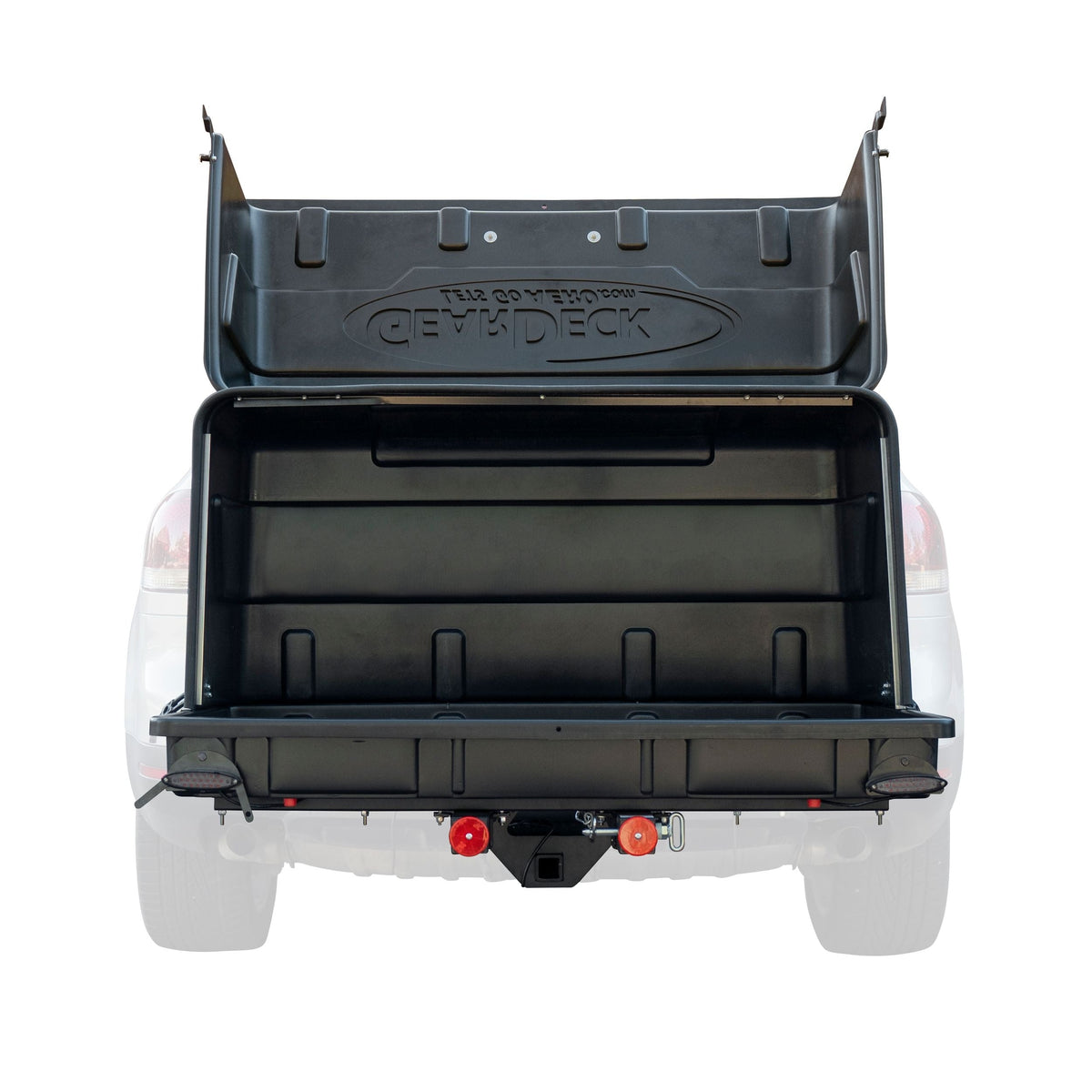 GearDeck Slideout Cargo Carrier with LED, Black, 17-cu.ft