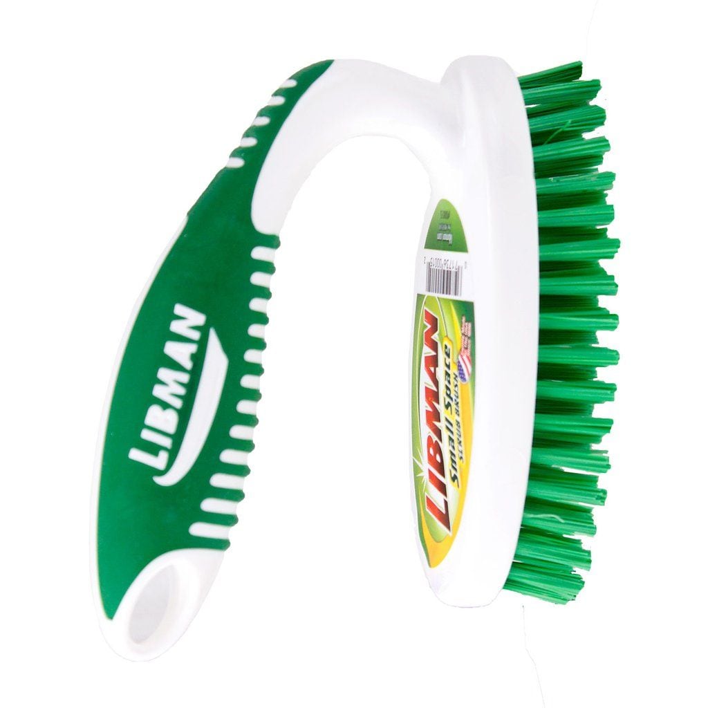 Small Scrub Brush with Strong Polymer Bristles
