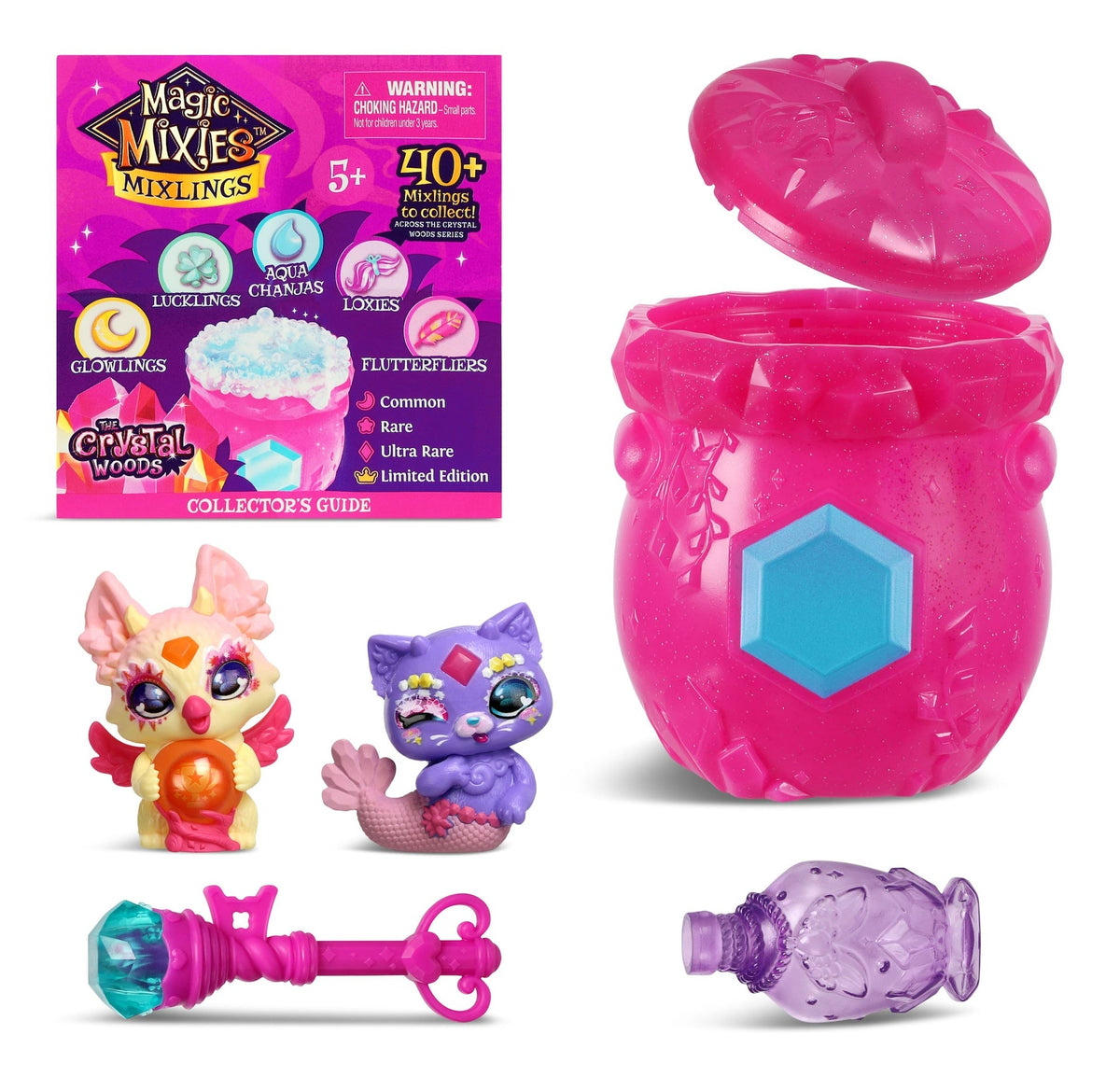 Magic Mixies Mixlings Fizz & Reveal Cauldron Toy, Ages 5+, Assorted