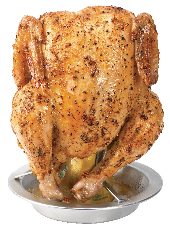 Stainless Steel Folding Beer Can Chicken Holder/Chicken Roasting Rack Stand