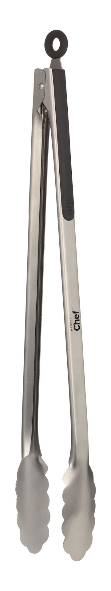 Steel Locking Tongs with Soft Grips, 16-in