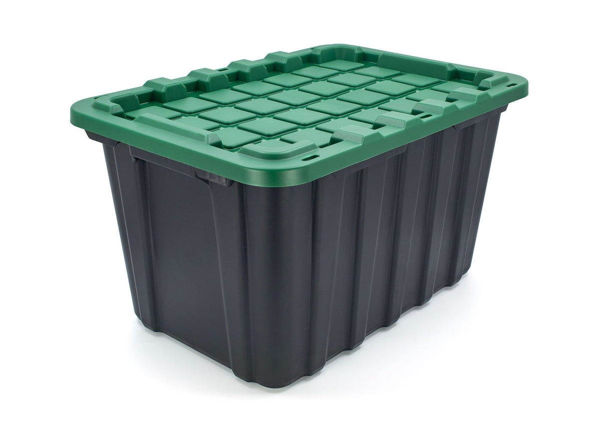 102-L Heavy-Duty Green/Black Tote