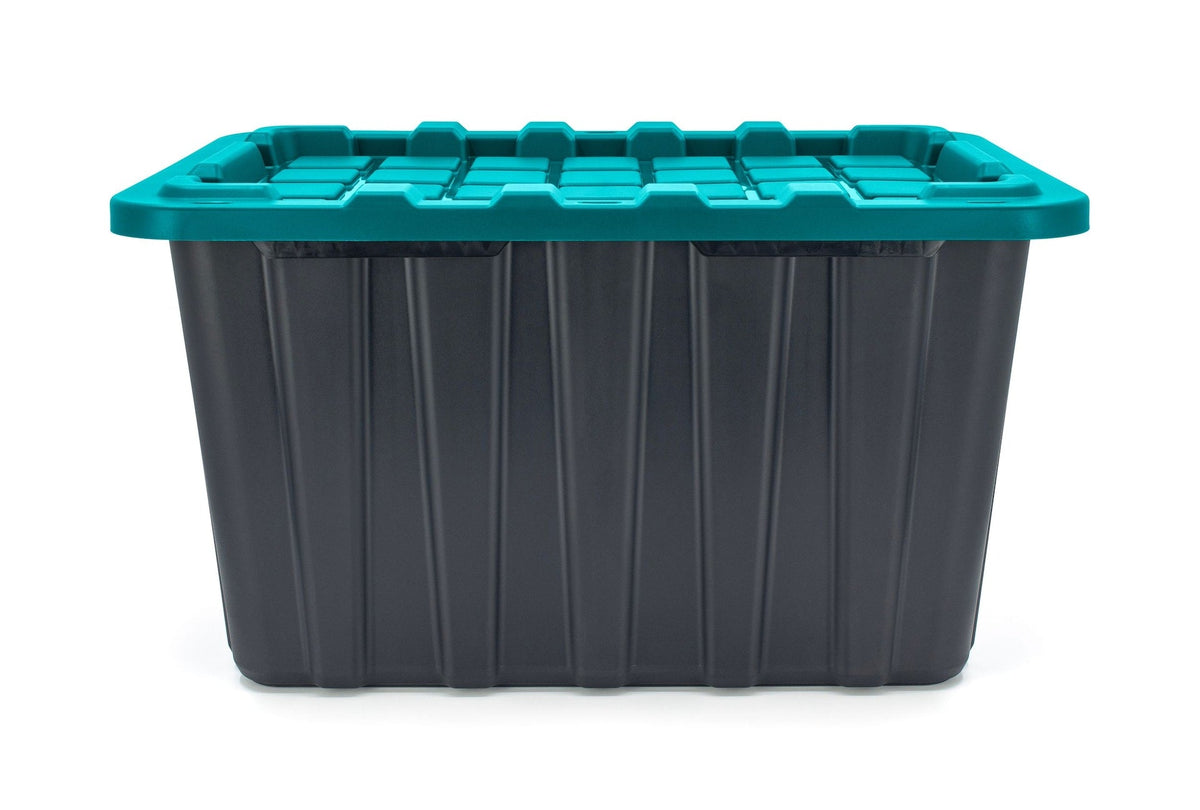 Heavy-Duty Storage Tote, 102-L, Teal