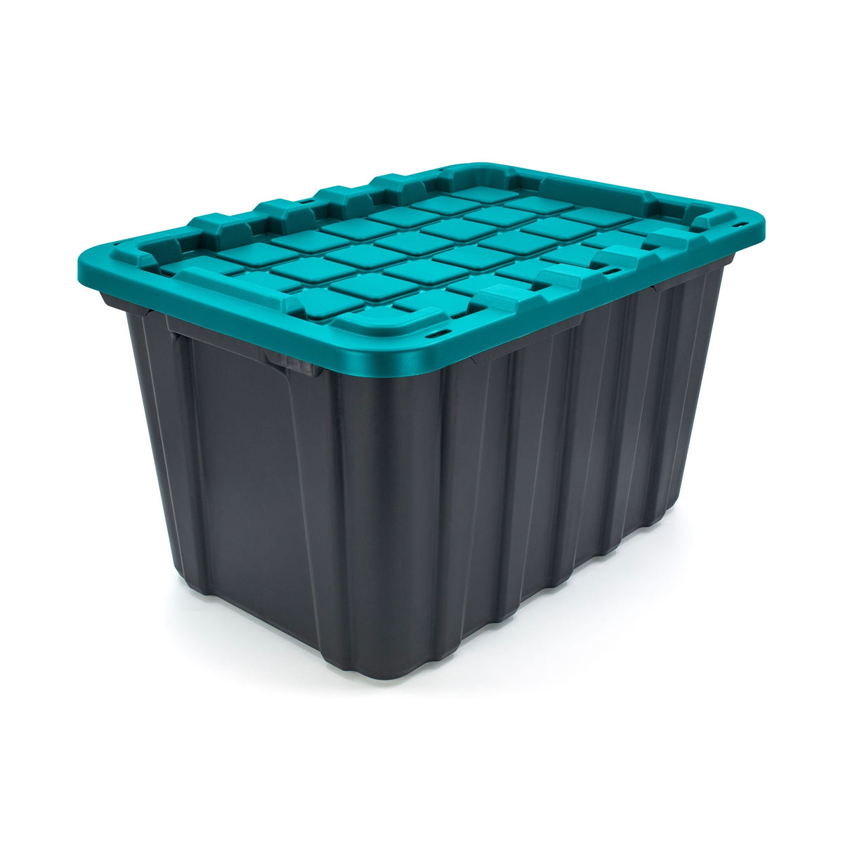 Heavy-Duty Storage Tote, 102-L, Teal
