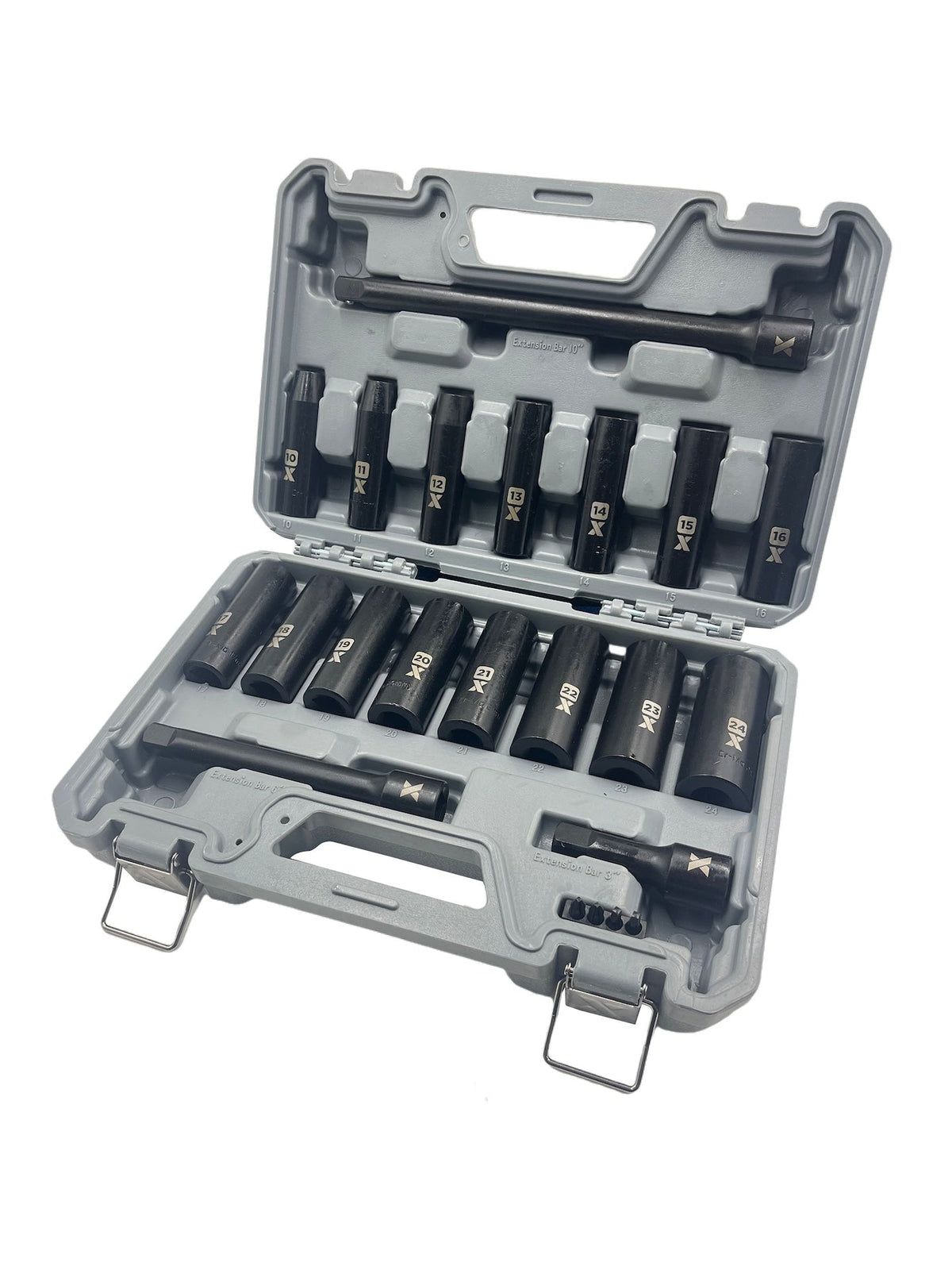 MAXIMUM 1/2-in Drive Professional Grade Impact Sockets Set, 18-pc, Metric