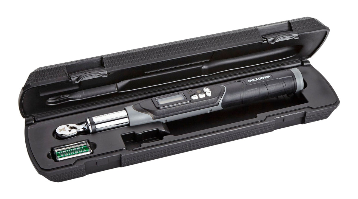 MAXIMUM 1/4-in Drive Digital Torque Wrench, 1.11-22.1 ft-lbs