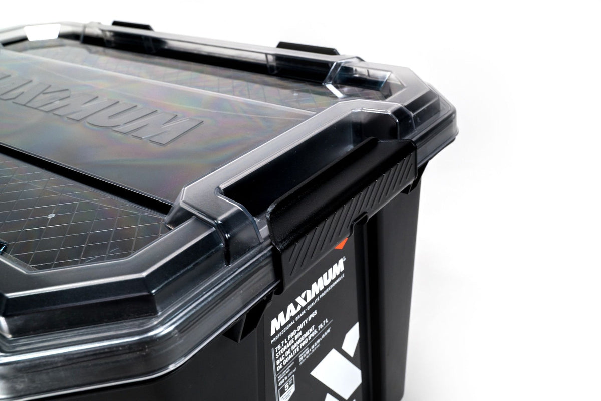 MAXIMUM Pro Duty Storage Box with Secure Closure, 75.7-L