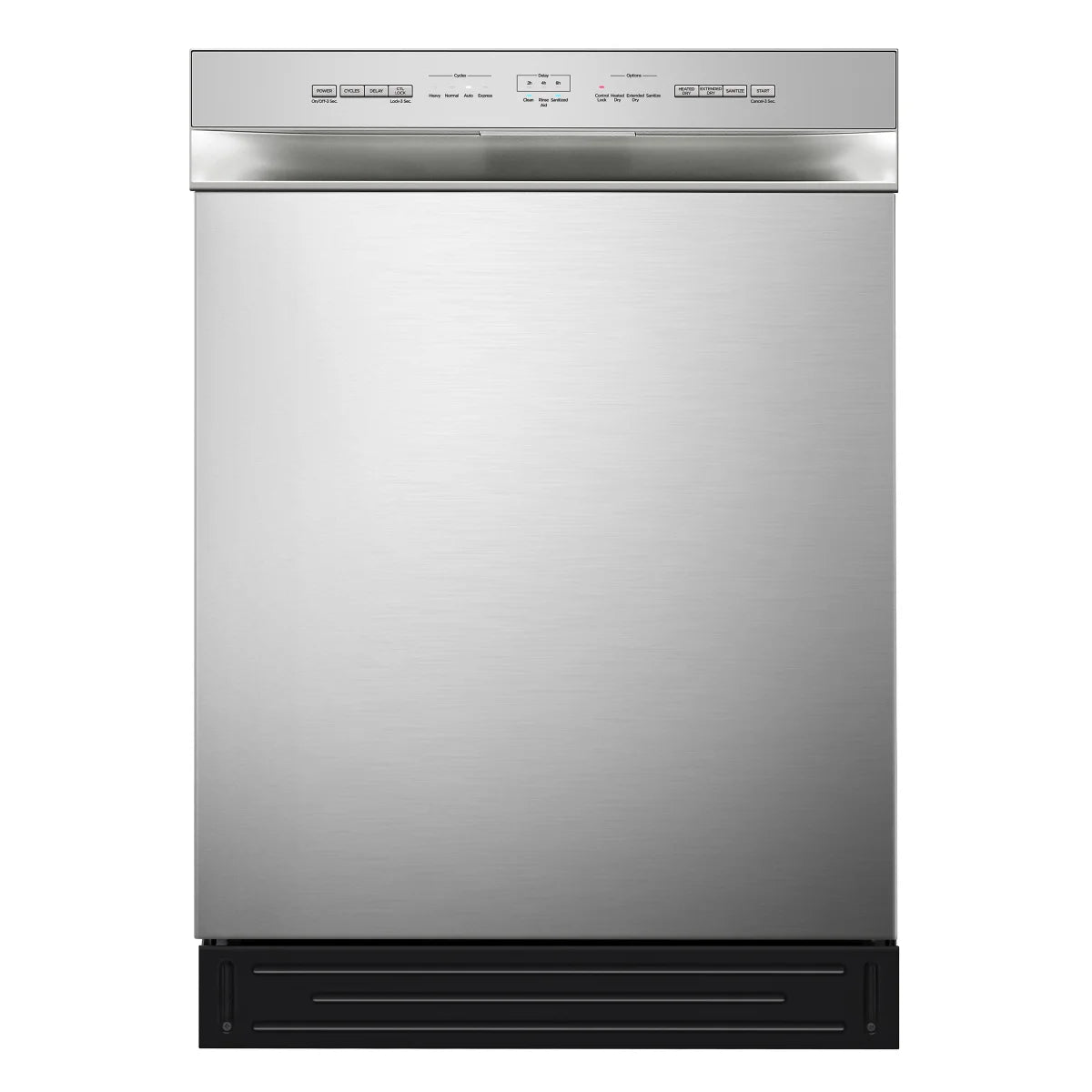24 in. Built-in Dishwasher with Hybrid Stainless Steel Tub