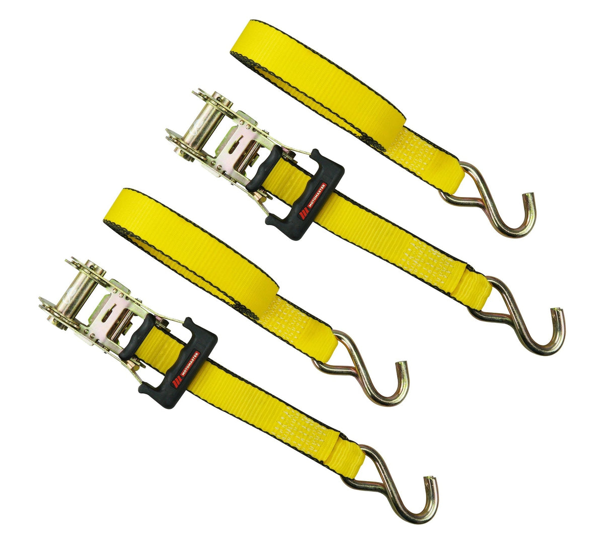 5,000-lb Commercial Ratchet Tie Down Straps, with Ultra Padded Handles, 1.5-in x 14-ft, 2-pk