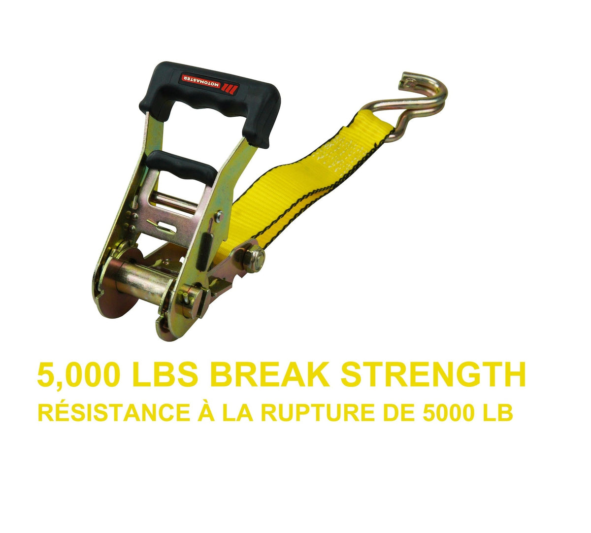 5,000-lb Commercial Ratchet Tie Down Straps, with Ultra Padded Handles, 1.5-in x 14-ft, 2-pk