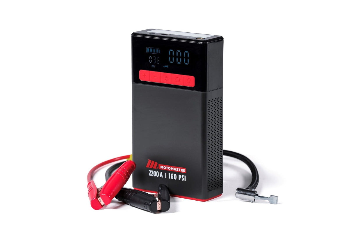 MB22C Lithium Booster Pack/Jump Starter with Air Compressor, 2200A